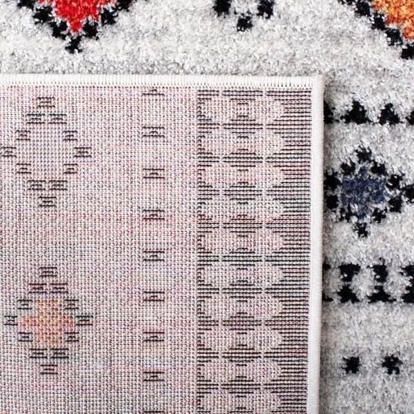 Safavieh Rectangular Adirondack Contemporary Area Rug, Light Grey & Black - 4 x 6 ft. - ADR279F-4