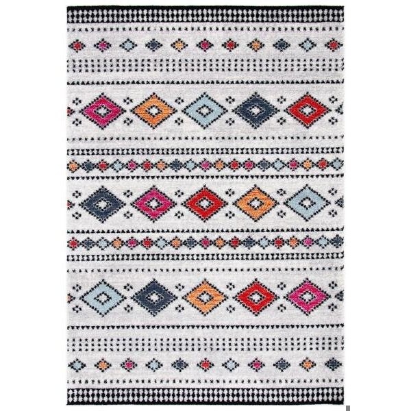 Safavieh Rectangular Adirondack Contemporary Area Rug, Light Grey & Black - 4 x 6 ft. - ADR279F-4
