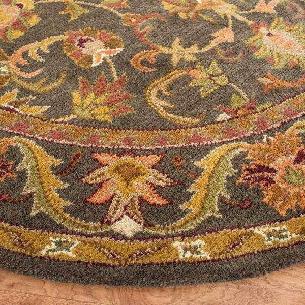 Safavieh 2 ft.-3 in. x 8 ft. Runner Traditional Antiquity- Charcoal Hand Tufted Rug - AT52K-28