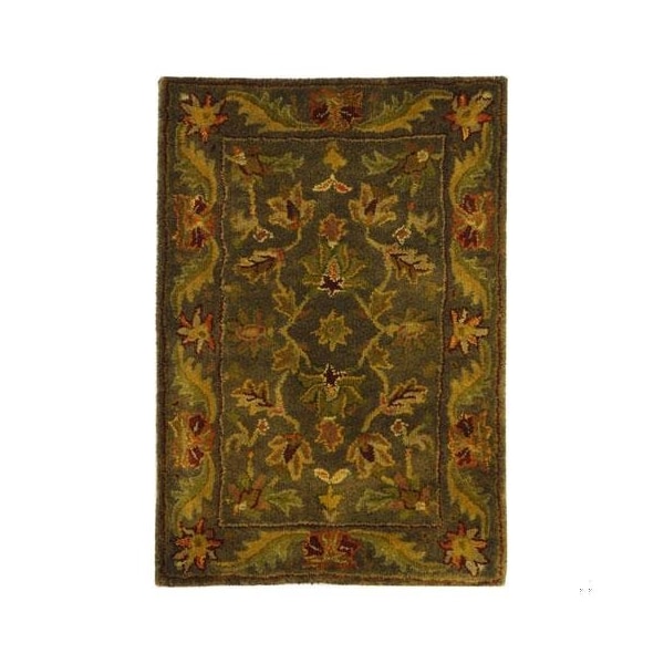 Safavieh 2 ft.-3 in. x 8 ft. Runner Traditional Antiquity- Charcoal Hand Tufted Rug - AT52K-28