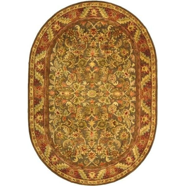 Safavieh 2 ft.-3 in. x 8 ft. Runner Traditional Antiquity- Charcoal Hand Tufted Rug - AT52K-28