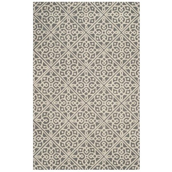 Safavieh Cambridge Accent Area Rug, Dark Grey and Ivory - 2 x 3 ft. - CAM731D-2