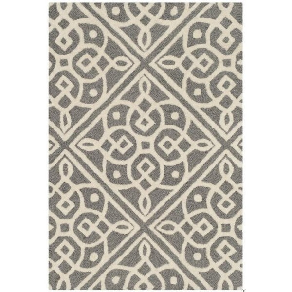 Safavieh Cambridge Accent Area Rug, Dark Grey and Ivory - 2 x 3 ft. - CAM731D-2