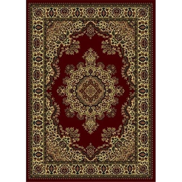 Radici Usa Inc Radici 1191-2214-BURGUNDY Castello Rectangular Burgundy Traditional Italy Area Rug; 2 ft. 2 in. W x 7 ft. 7 in. H - 1191/2214/BURGUNDY