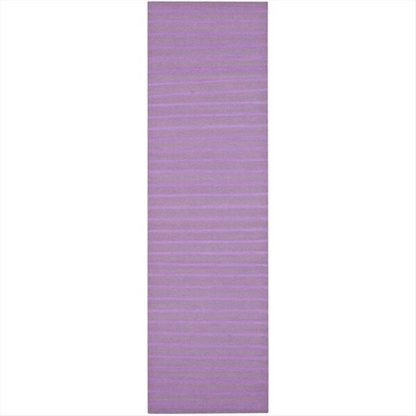 Safavieh 2 ft. -6 in. x 6 ft. Runner Contemporary Dhurries- Lavender- Flatweave Rug - DHU313C-26
