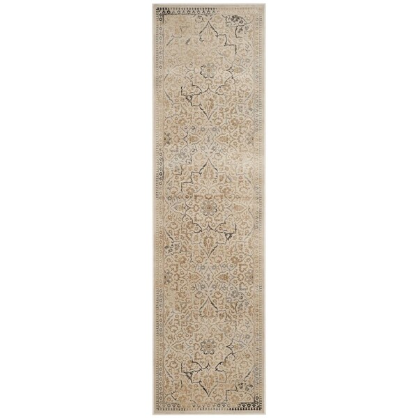 Safavieh Vintage Power Loomed Runner Rug, Creme - 2 ft.-2 in. x 8 ft. - VTG175-5440-28