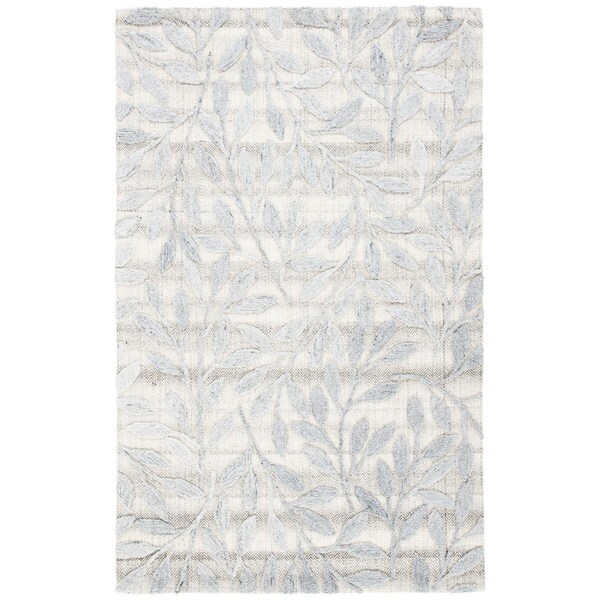 Safavieh 5 x 8 ft. South Hampton Hand Tufted Rectangle Area Rug, Grey - SHA302F-5