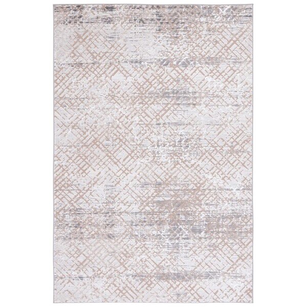 Safavieh 8 x 10 ft. Amelia Contemporary Power Loomed Rectangle Rug Grey & Beige - ALA275J-8