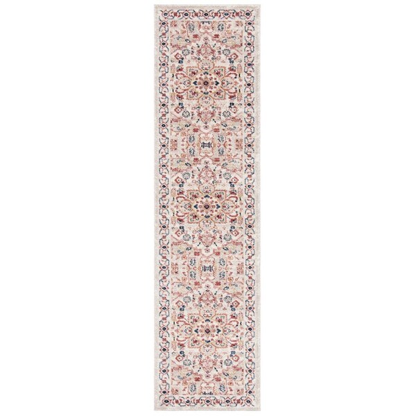 Safavieh 2 x 8 ft. Charleston Beige & Ivory Power Loomed Runner Rug - CHL431B-28
