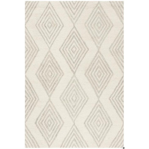 Safavieh 4 x 6 ft. Contemporary Blossom Hand Tufted Area RugIvory & Silver - BLM111A-4