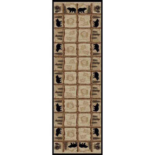 Mayberry Rug Mayberry Rug HS7472 2X8 2 ft. 3 in. x 7 ft. 7 in. Hearthside Toccoa Area Rug; Multi Color - HS7472 2X8