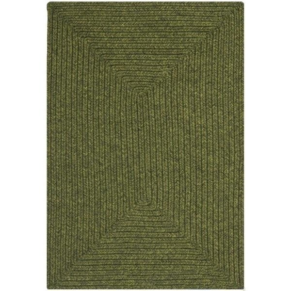 Safavieh 9 X 12 Ft. Large Rectangle Braided- Green Hand Made Rug - BRD315A-9