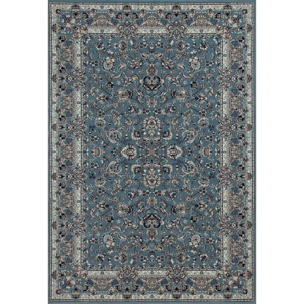 Art Carpet 7 X 10 Ft. Kensington Collection Timeless Woven Area Rug, Medium Blue - 841864104450