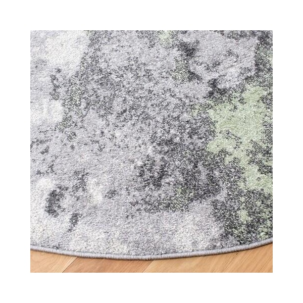 Safavieh 8 x 10 ft. Adirondack Contemporary Rectangle Power Loomed Rug Green & Gray - ADR134F-8