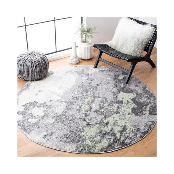 Safavieh 8 x 10 ft. Adirondack Contemporary Rectangle Power Loomed Rug Green & Gray - ADR134F-8