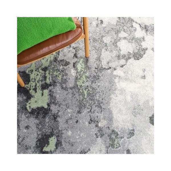 Safavieh 8 x 10 ft. Adirondack Contemporary Rectangle Power Loomed Rug Green & Gray - ADR134F-8