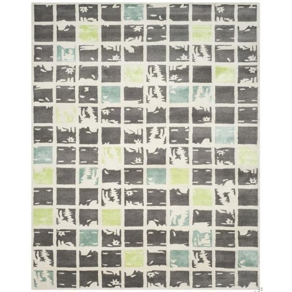 Safavieh Bella Hand Tufted Runner Rug, Grey and Ivory - 2 ft.-3 in. x 9 ft. - BEL130B-29