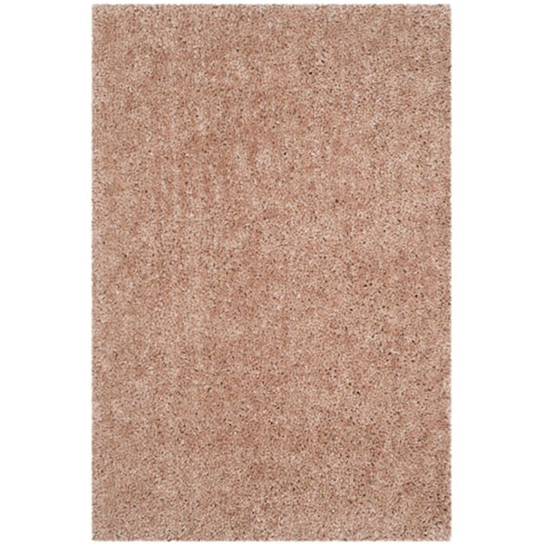 Safavieh 4 x 6 ft. Hand Tufted Small Rectangle Shag Rug, Beige - SG267B-4