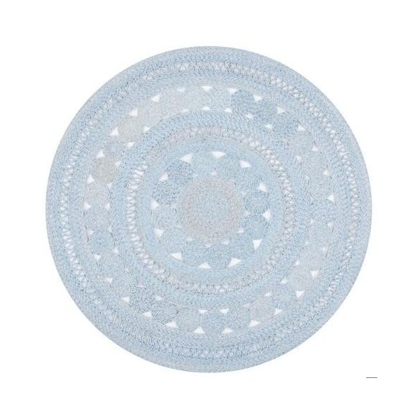 Safavieh 4 x 4 ft. Cape Cod Round Area Rug, Blue - CAP222M-4R