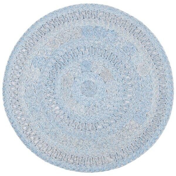 Safavieh 4 x 4 ft. Cape Cod Round Area Rug, Blue - CAP222M-4R