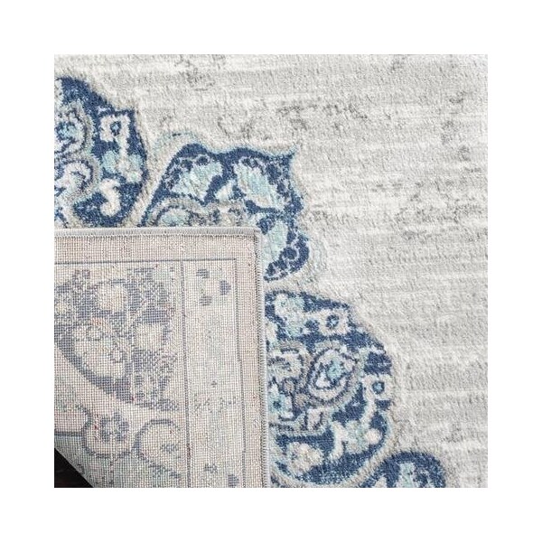 Safavieh 5 ft. 3 in. x 7 ft. 6 in. Brentwood Rectangle Power Loomed RugNavy & Grey - BNT849M-5