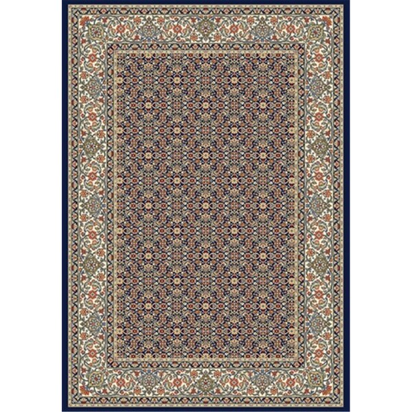 Dynamic Rugs Ancient Garden 5 ft. 3 in. x 7 ft. 7 in. 57011-3464 Rug - Navy - AN69570113464