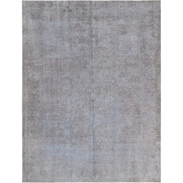 Pasargad Home  Vintage Lahore Collection Grey Wool Area Rug- 8 ft. 2 in.  X 10 ft. 7 in. - 54700