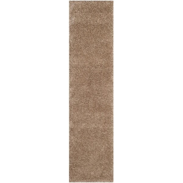 Safavieh 2 x 8 ft. Runner Dark Beige Milan Shag Rug - SG180-1414-28