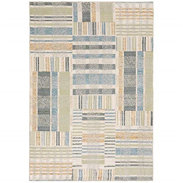 Oriental Weavers 2 ft. 6 in. x 12 ft. Atlas 752E0 Runner Area RugBlue - A752E0076365ST