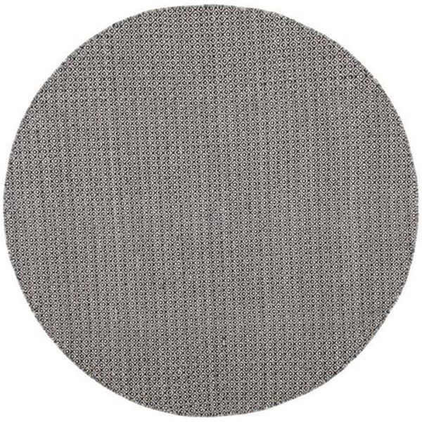 Safavieh 6 x 6 ft. Round Montauk Hand Woven RugIvory & Black - MTK717D-6R