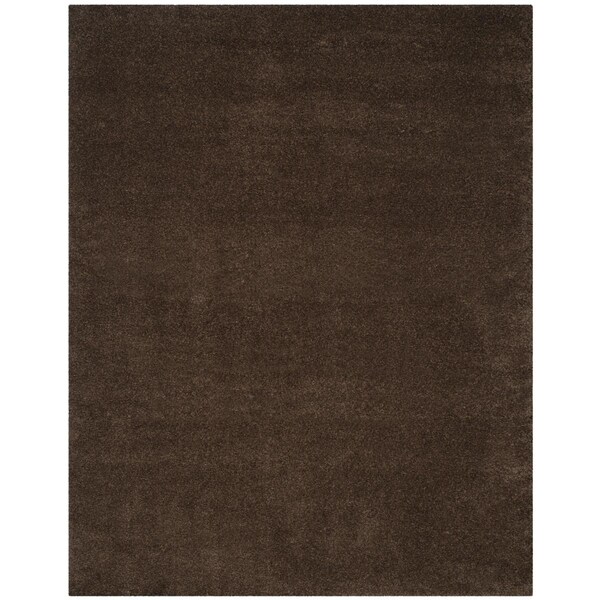 Safavieh Santa Monica Shag Medium Rectangle Area Rug, Brown - 6 ft. 7 in. x 9 ft. 6 in. - SGN725-2727-7