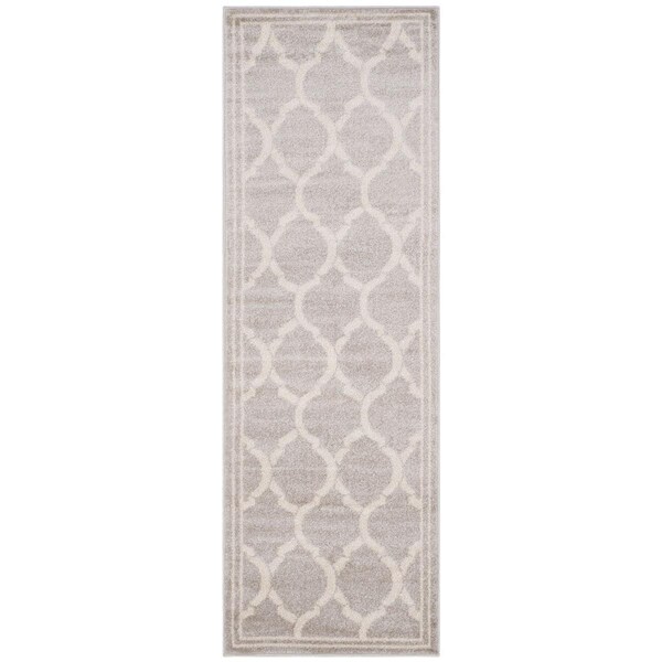 Safavieh Amherst Runner Rugs, Light Grey and Ivory - 2 ft.-3 in. x 7 ft. - AMT415B-27