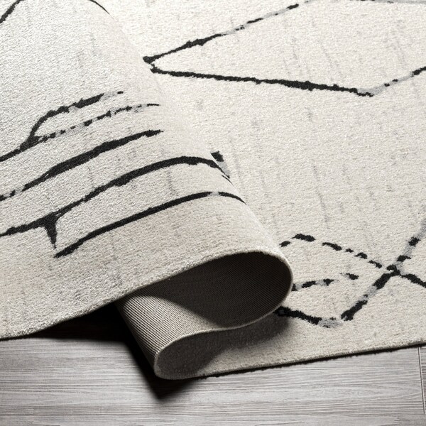 Livabliss Lavadora LVR-2318 Machine Washable Area Rug - LVR2318-67RD