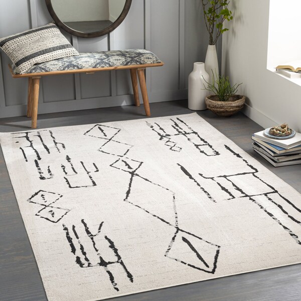 Livabliss Lavadora LVR-2318 Machine Washable Area Rug - LVR2318-67RD