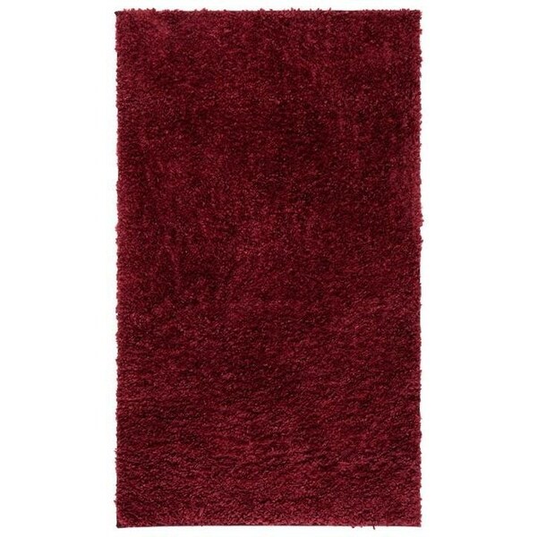 Safavieh 9 x 12 ft. August Shag 900 Power-Loomed Rectangle Rug Burgundy - AUG900S-9