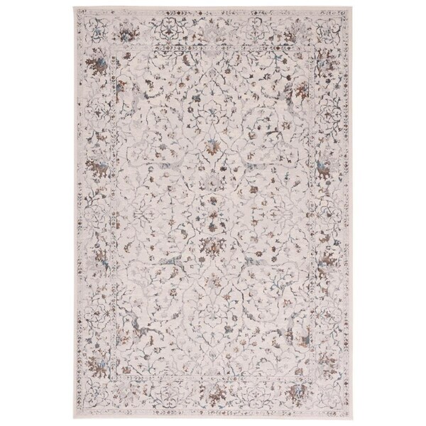 Safavieh 8 x 10 ft. Noble Traditional Rectangle Power Loomed Rug; Multi & Beige - NBL771-7770-8