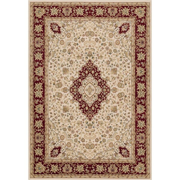 Decoracion 8 x 10 ft. Agatha Oriental Rug Beige - DE3563529