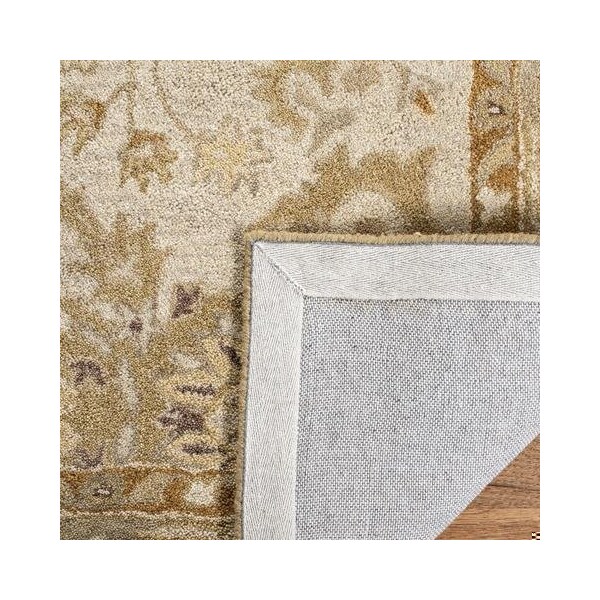 Safavieh 2 x 3 ft. Accent Traditional Anatolia- Silver and Light Brown Hand Tufted Rug - AN558B-2