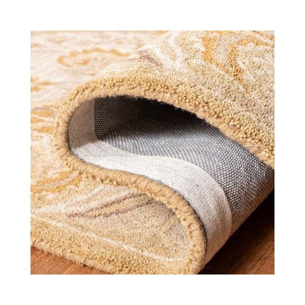 Safavieh 2 x 3 ft. Accent Traditional Anatolia- Silver and Light Brown Hand Tufted Rug - AN558B-2