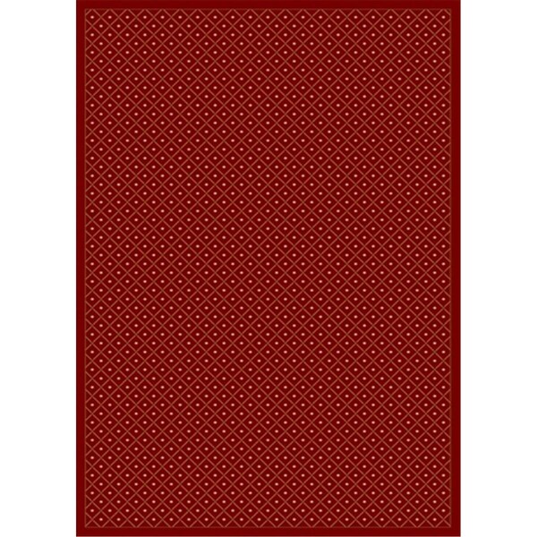 Auric Como Rectangular Red Traditional Italy Area Rug, 3 ft. 3 in. W x 4 ft. 11 in. H - AU839556