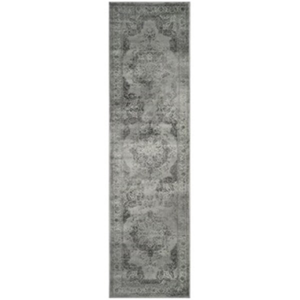 Safavieh 2 ft. 7 in. x 4 ft. Traditional Vintage Grey and Multi Runner Rug - VTG158-770-24