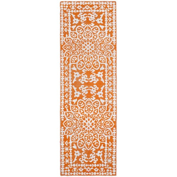 Safavieh 2 ft.-6 in. x 8 ft. Runner Stone Wash Hand Knotted RugCopper - STW207A-28
