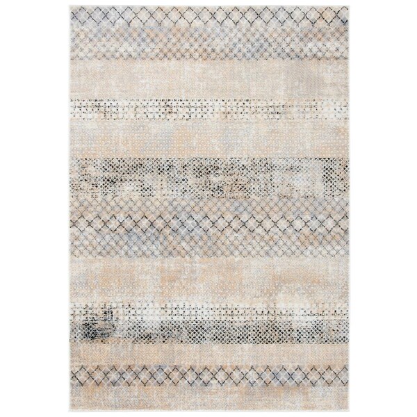 Safavieh 10 x 14 ft. Amelia 700 Rectangle Area Rug, Grey & Gold - ALA761H-10