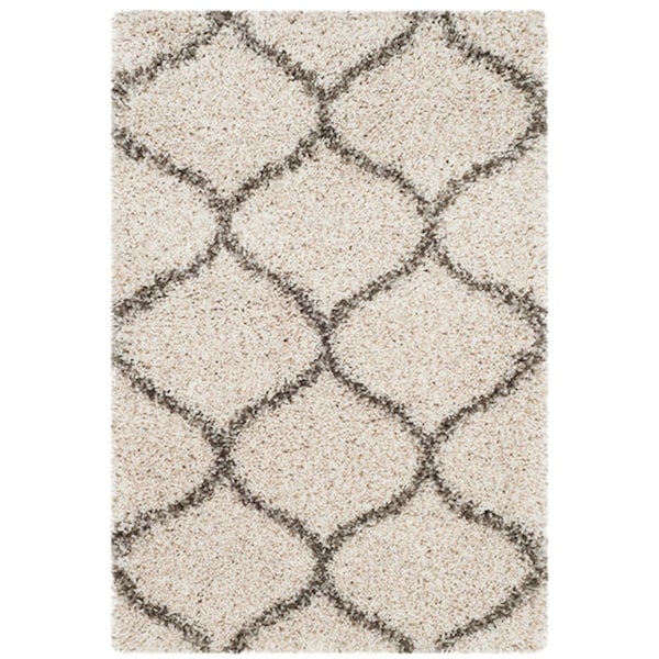 Safavieh Hudson Shag Accent Area Rug, Ivory and Grey - 2 x 3 ft. - SGH280A-2