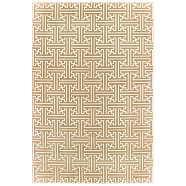 Oriental Weavers 6 ft. 7 in. x 9 ft. 6 in. Bowen Rectangular Area Rug Gold - B1333Y200290ST