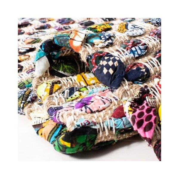 Safavieh 4 x 6 ft. Small Rectangle Cape Cod Hand Woven Rug, Natural and Multi Color - CAP302A-4
