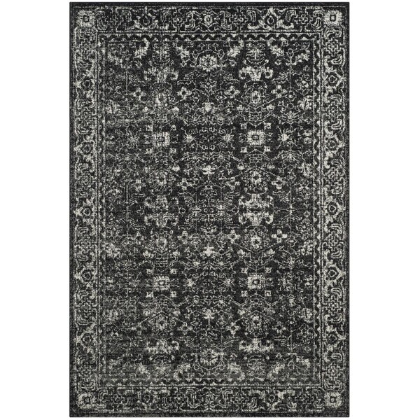 Safavieh Evoke Power Loomed Runner Area Rug Charcoal & Ivory - 2 ft.-2 in. x 9 ft. - EVK270K-29