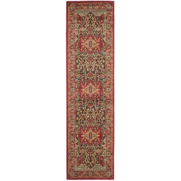 Safavieh Mahal Power Loomed Rectangle Rug- Red - Red- 2 ft. 2 in. x 8 ft. - MAH625D-28