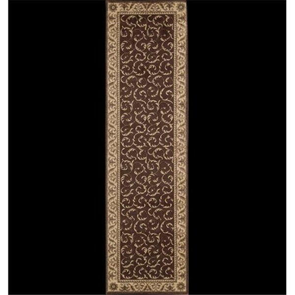 Nourison Nourison 4786 Somerset Area Rug Collection Brown 2 ft 3 in. x 8 ft Runner - 99446047861
