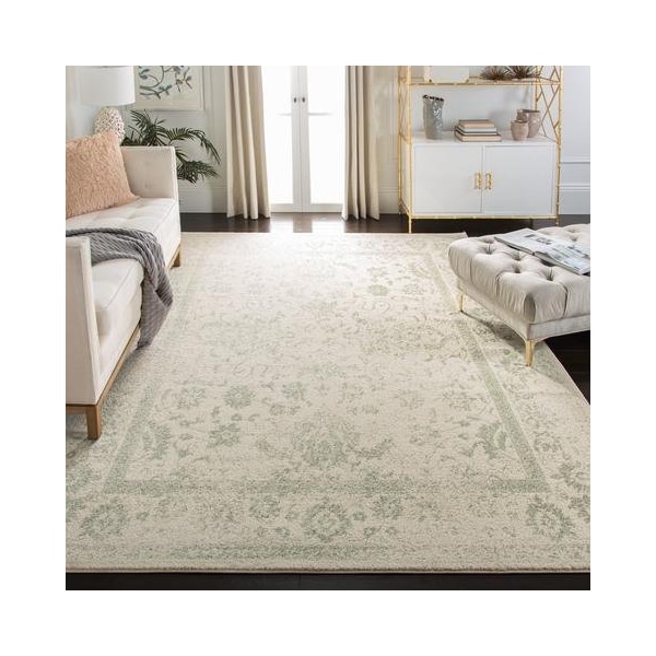 Safavieh Adirondack Small Rectangle Area Rug, Ivory and Sage - 3 x 5 ft. - ADR109V-3